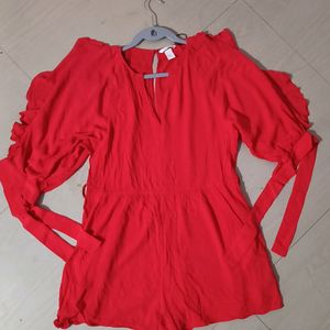 Red Fancy Top