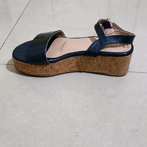 Lovely Navy Platform Heels