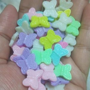 Colourful Butterfly Beads 50 Pcs