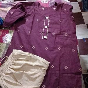 New Khadi Cotton Kurta Set