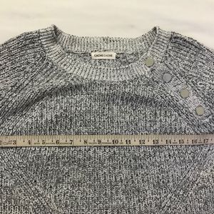 Grey With Silver Shimmers Pullover Fits S/M