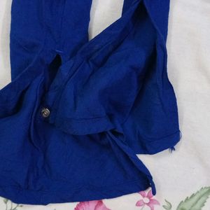 Rich Royal Blue Chudi Pants