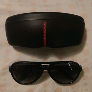 Prada Linea Rossa Polarized Avaiators Sunglasses