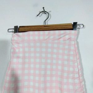 Pink And White Checks Co-ord (Women's)