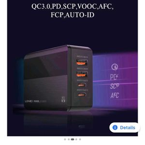 SALE 🛒 4 output pd qc charger 65watt fast support