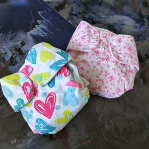 Adjustable Washable Cloth Diaper Combo