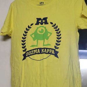 A Yellow Colour Pixar Tshirt