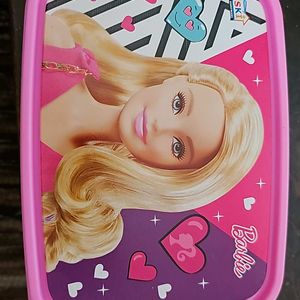 Barbie Tiffin And Stationery Box