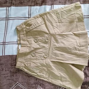 Beige Skort