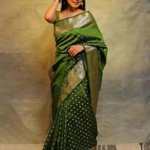 Women's Kanjivaram Soft Pure Silk Banarasi Sarees