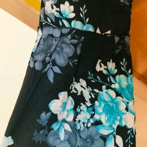 One Piece Dress With Beautiful Floral Print Design