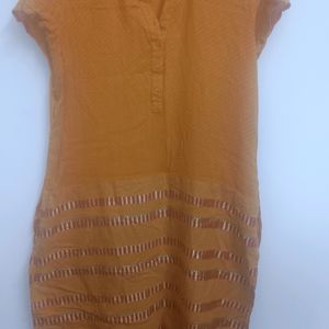 Melange Yellow Kurta