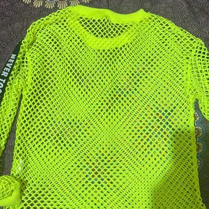 Shein Mesh Net Top