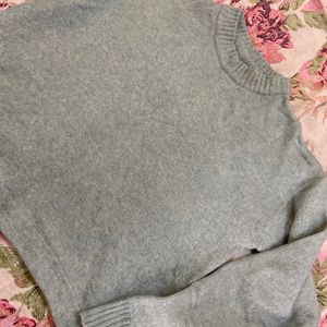 Blue Simple Sweater