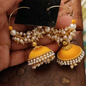 Yellow Jhumki