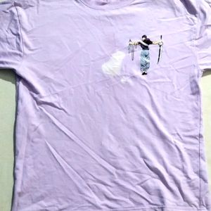 Drop Shoulder Used T-shirt For Men