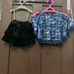 Kids Set Top& Skirt