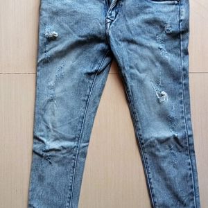 Light Blue Damage Jeans