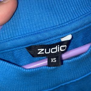 zudio sweatshirt  blue