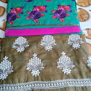 Combo Of 2 Suits With Dupatta And Bottom