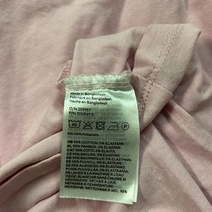 H&M DIVIDED PINK BODYCON DRESS