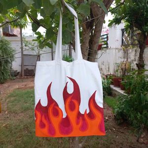 New Multi Flames Tote Bag