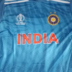 Men's Half Sleeve Indian Team Cricket Jersey