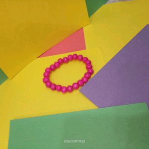 Montclair & Co Pink Beaded Bracelet