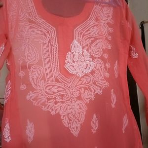 New Chikankari Kurti