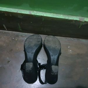 Black Colour Hell Sandal