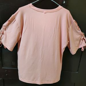 Women's Top with Stylish Sleeves