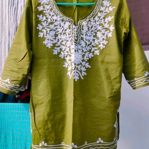 Olive Green Kurti