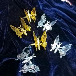 Pack of Any two butterflys Clips