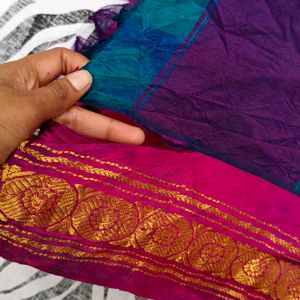 pure Kanchi pattu saree