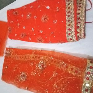 Lahenga Blouse Piece Fabric And Dupatta