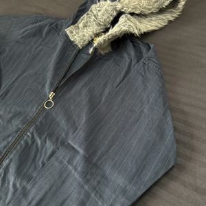 jacket with furr cap