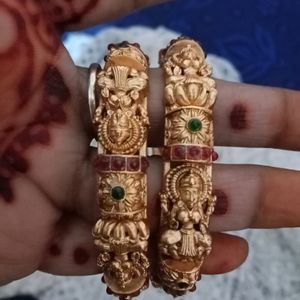 Golden Lakshmi Bangles