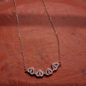 Heart Link Rose Gold Chain