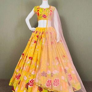 Women Sequin Lahnga Choli