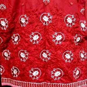 Maroon Embroidered Kurti ❤️