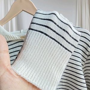 Striped Longline Hoodie