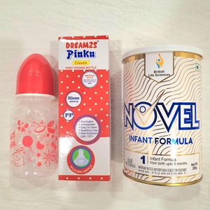 Infant Formula + Feeding Bottle