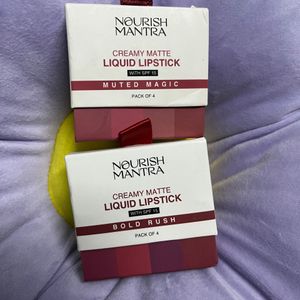 Pack Of 4 Mini Liquid Lipstick