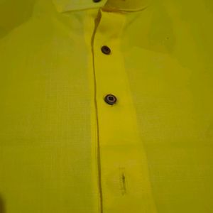 Yellow Mans Kurta