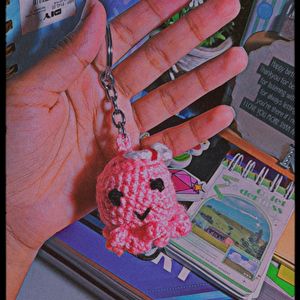 Octopus Crochet Keychain