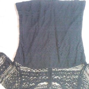 Jali Top In Black Colour