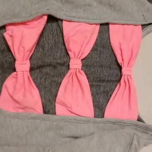 High Low backless TOP