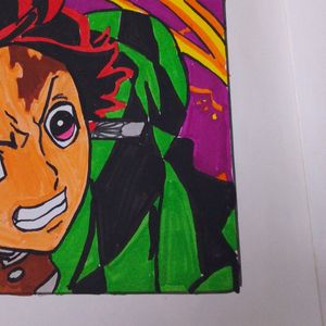 Tanjiro Anime Art