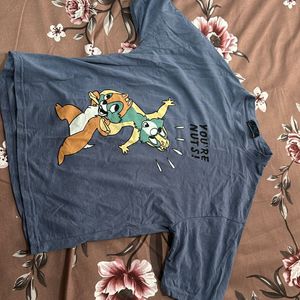 cartoon t-shirt blue color (used only once)