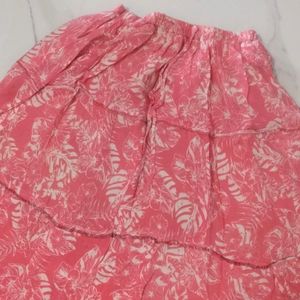 Floral Print Skirt